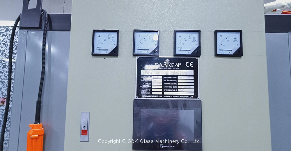 Glass EVA Vacuum Lamination Machine 2 Layers Triplex Glass Laminated Machine