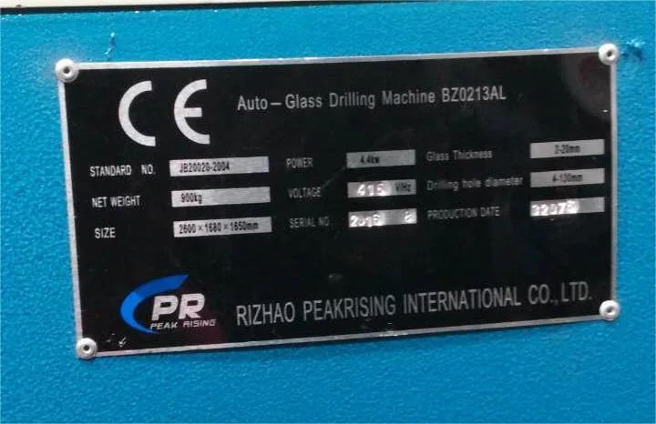 Hot New Products Automatic Horizontal Best Price Factory Supplier Glass Processing Making Drilling Hole Machine
