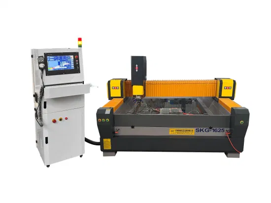 Máquina pulidora y biseladora de corte y perforación de bordes de vidrio CNC de alta calidad