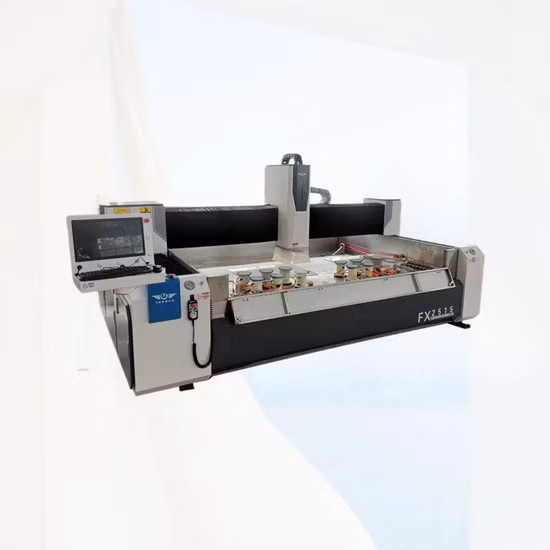 2030 Máquina automática de procesamiento de fresado y perforación de orificios de vidrio CNC vertical con alta velocidad